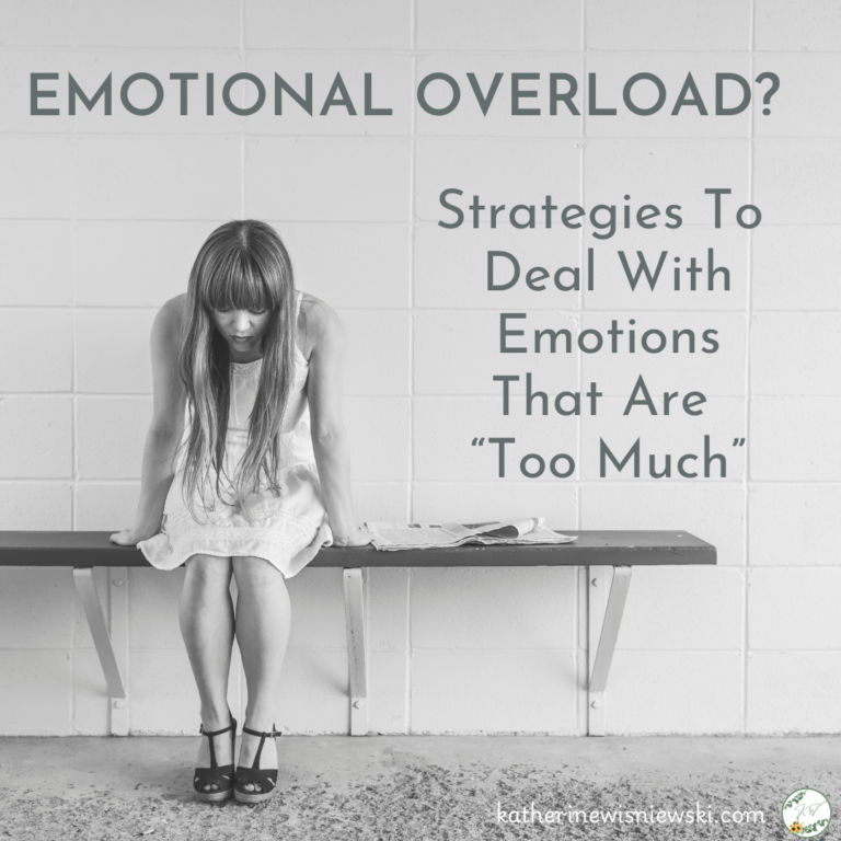 Strategies To Deal With Emotions That Are “Too Much”