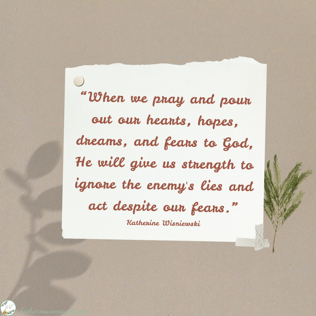 We can: Trust God More Than Our Fears.