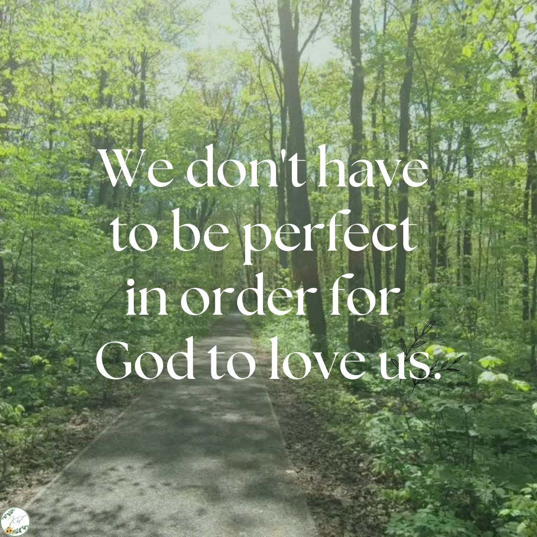 We don't need to be perfect
