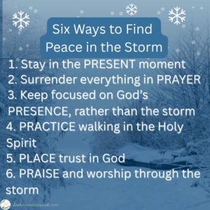 Six Ways to Find Peace in the Storm