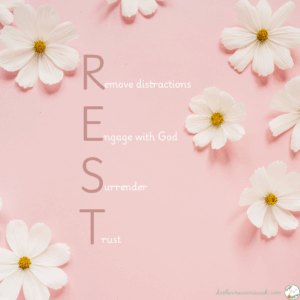 Rest in God's Love Acrostic