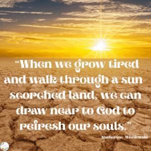 When we grow tired and walk through a sun-scorched land, we can draw near to God to refresh our souls.