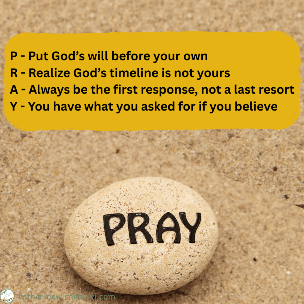 Pray acrostic